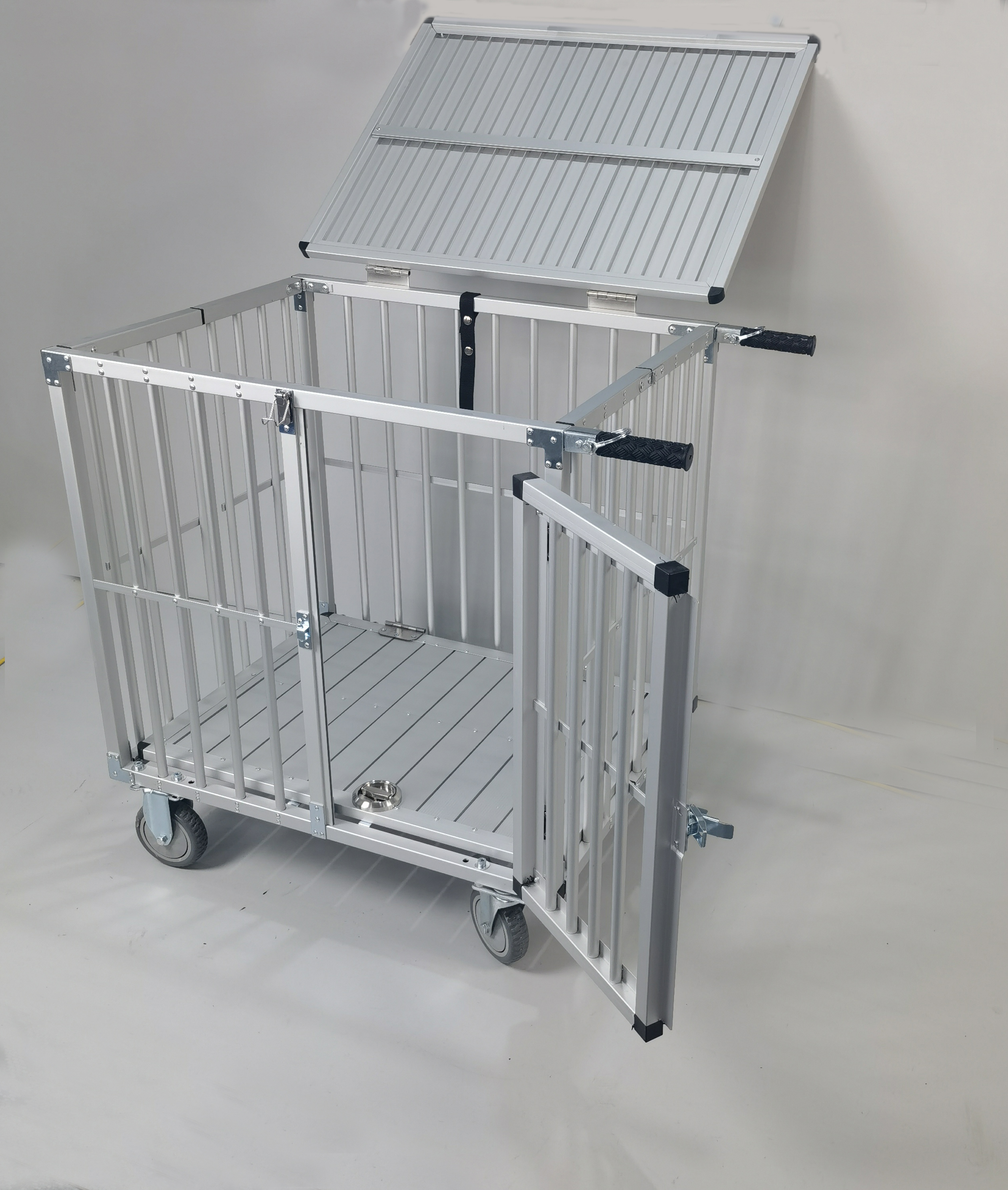 All Aluminium Dog Trolley with Foldable Handle